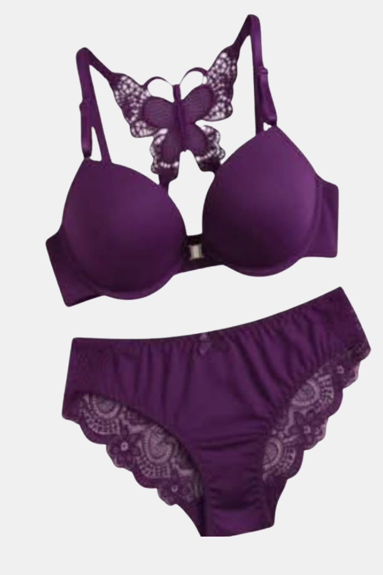 Front Open Butterfly Bra Penty - Image 2